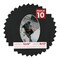 Black Suede Mat Board for 12x16 Frames - Oval Opening for 8x12 Photos